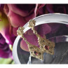 925 Sterling Silver Garnet & Marcasites Earrings