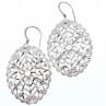 925 Sterling Silver Openwork Earrings