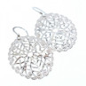 925 Sterling Silver Openwork Earrings