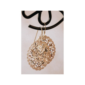 925 Sterling Silver Openwork Earrings