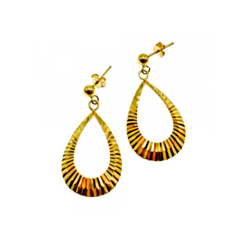 925 Sterling Silver Gold Plated Stud Earrings