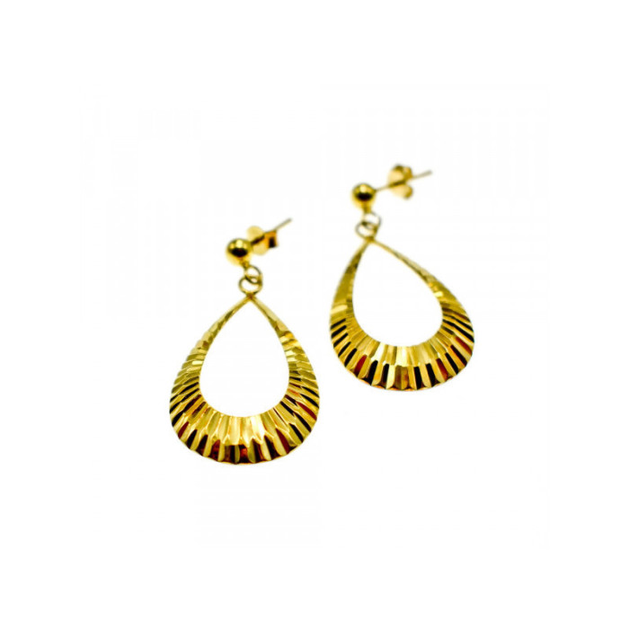 925 Sterling Silver Gold Plated Stud Earrings