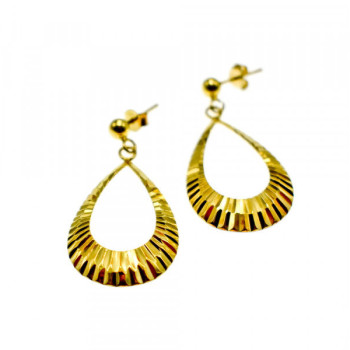 925 Sterling Silver Gold Plated Stud Earrings