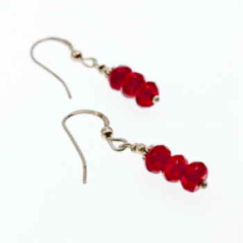 925 Sterling Silver Agate Earrings