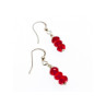 925 Sterling Silver Agate Earrings