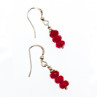 925 Sterling Silver Agate Earrings
