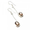 925 Sterling Silver Hessonite Earrings