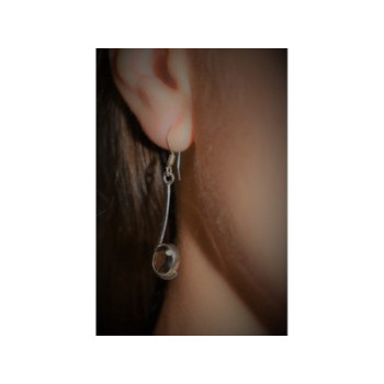 925 Sterling Silver Hessonite Earrings