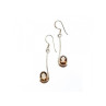925 Sterling Silver Hessonite Earrings