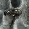 925 Sterling Silver Garnet & Beryl Ring Size 6.5