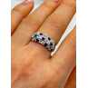 925 Sterling Silver CZ Ring Size 7