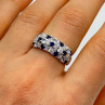 925 Sterling Silver CZ Ring Size 7