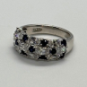 925 Sterling Silver CZ Ring Size 7