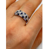925 Sterling Silver CZ Ring Size 7