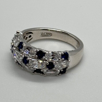 925 Sterling Silver CZ Ring Size 7