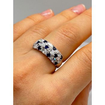 925 Sterling Silver CZ Ring Size 7