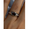 Kabana 925 Sterling Silver Garnet Ring Size 7