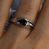 Kabana 925 Sterling Silver Garnet Ring Size 7