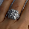 Elegant Design 925 Sterling Silver Beryl Ring Size 7