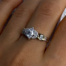 925 Sterling Silver Gold Plated Part Cz Ring Size 9
