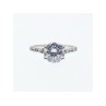 925 Sterling Silver CZ Ring Size 6.75