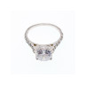 925 Sterling Silver CZ Ring Size 6.75