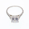 925 Sterling Silver CZ Ring Size 6.75