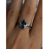 925 Sterling Silver Alexandrite & Beryl Ring Size 10.5