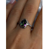 925 Sterling Silver Alexandrite & Beryl Ring Size 10.5