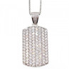 925 Sterling Silver CZ Chain With Pendant