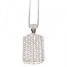 925 Sterling Silver CZ Chain With Pendant