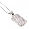 925 Sterling Silver CZ Chain With Pendant