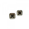 925 Sterling Silver Black Spinel Stud Earrings