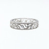 925 Sterling Silver CZ Band Ring Size 5.5; 6.5