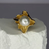 925 Sterling Silver  Gold Plated Pearl  