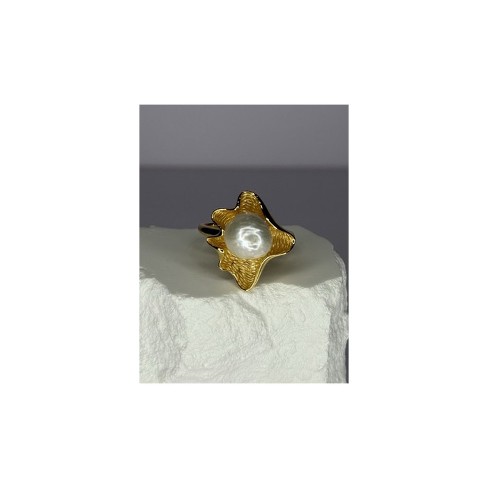 925 STERLING SILVER GOLD PLATED PEARL 