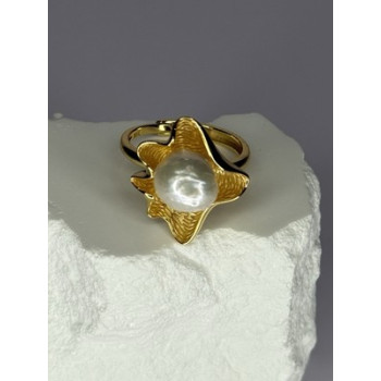 925 STERLING SILVER GOLD PLATED PEARL 