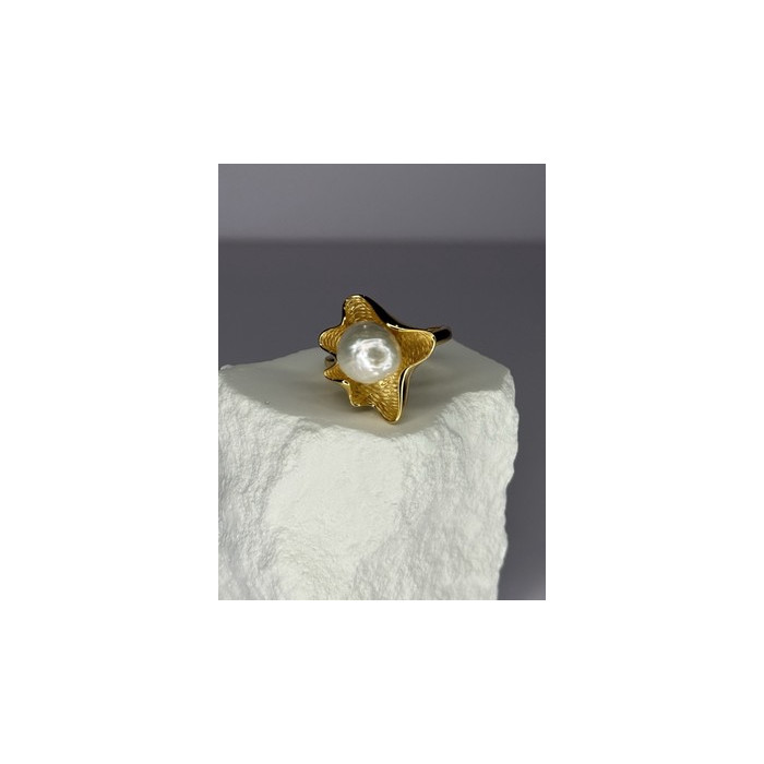 925 STERLING SILVER GOLD PLATED PEARL 