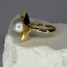 925 Sterling Silver  Gold Plated Pearl  
