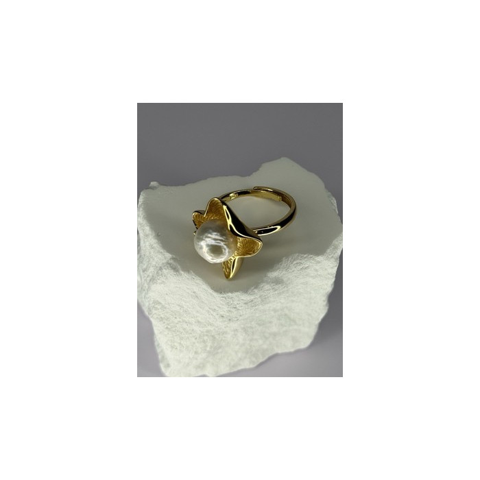 925 STERLING SILVER GOLD PLATED PEARL 