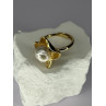 925 STERLING SILVER GOLD PLATED PEARL 