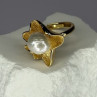 925 Sterling Silver  Gold Plated Pearl  