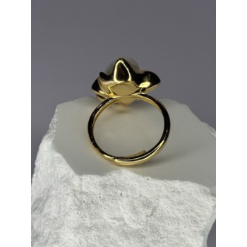 925 STERLING SILVER GOLD PLATED PEARL 