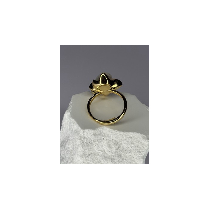 925 STERLING SILVER GOLD PLATED PEARL 