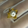 925 Sterling Silver  Gold Plated Pearl  