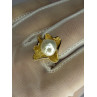 925 STERLING SILVER GOLD PLATED PEARL 