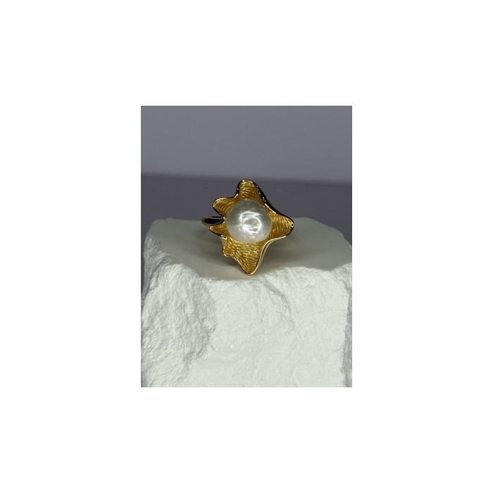 925 STERLING SILVER GOLD PLATED PEARL 