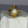 925 Sterling Silver  Gold Plated Pearl  