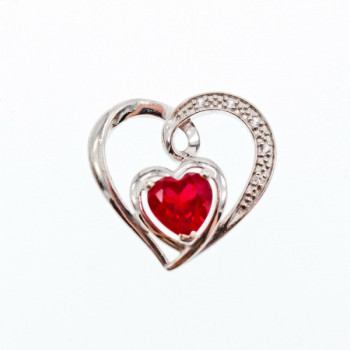 925 Sterling Silver Spinel & CZ 