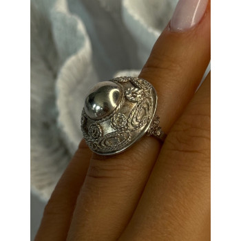 Vintage 925 Sterling Silver Ring Size 5